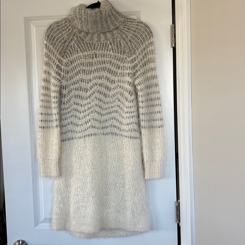 Anthropologie Sleeping On Snow Shelby Eyelash Sweater Dress